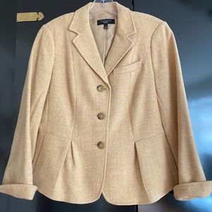 Talbots Yellow Wool Blazer